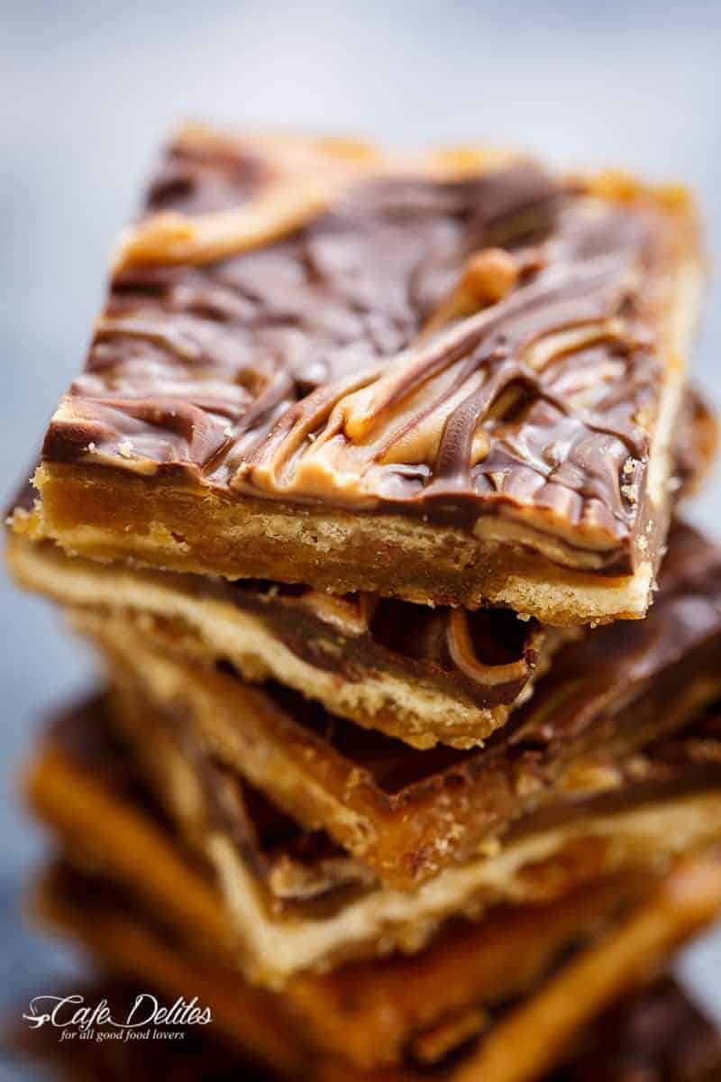 Ultimate Peanut Butter Swirl Christmas Crack Recipe for Holidays